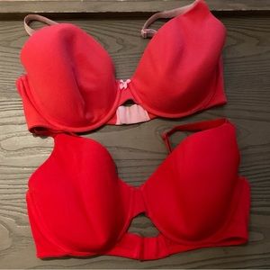VS red bra lot (2) 38DD